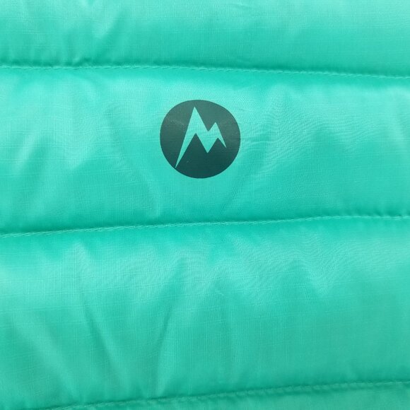 MARMOT Down Puffer Vest 600 Fill Women's Blue Full Zip Sz  Small - Picture 6 of 9